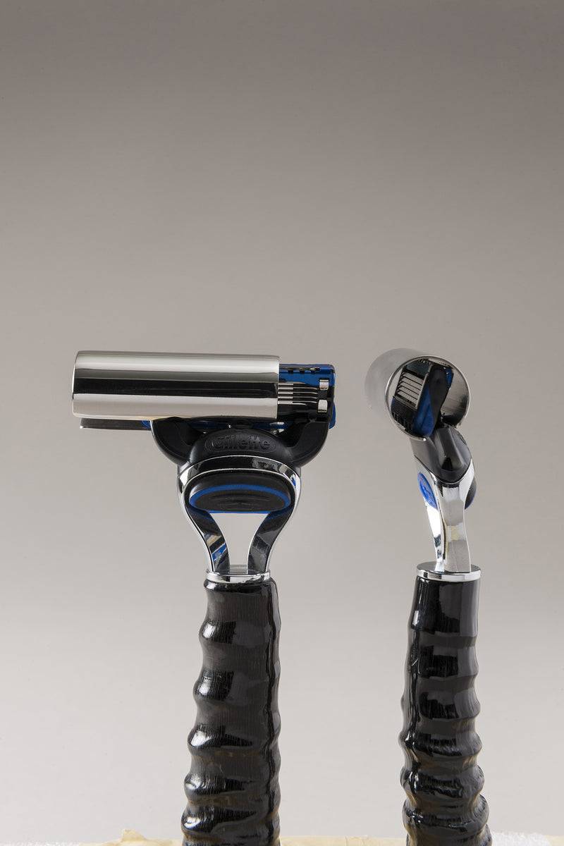 Lorenzi Milano Set barba toilette con campana in Springbok Soddisfazione Garantita