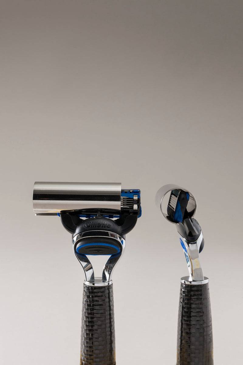 Lorenzi Milano Set barba toilette con campana in Carbonio Consegna Veloce