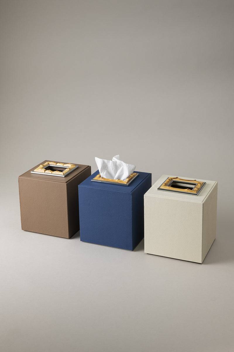 Lorenzi Milano Cubo porta fazzoletti in Bambù Offerta Giorno del Papà