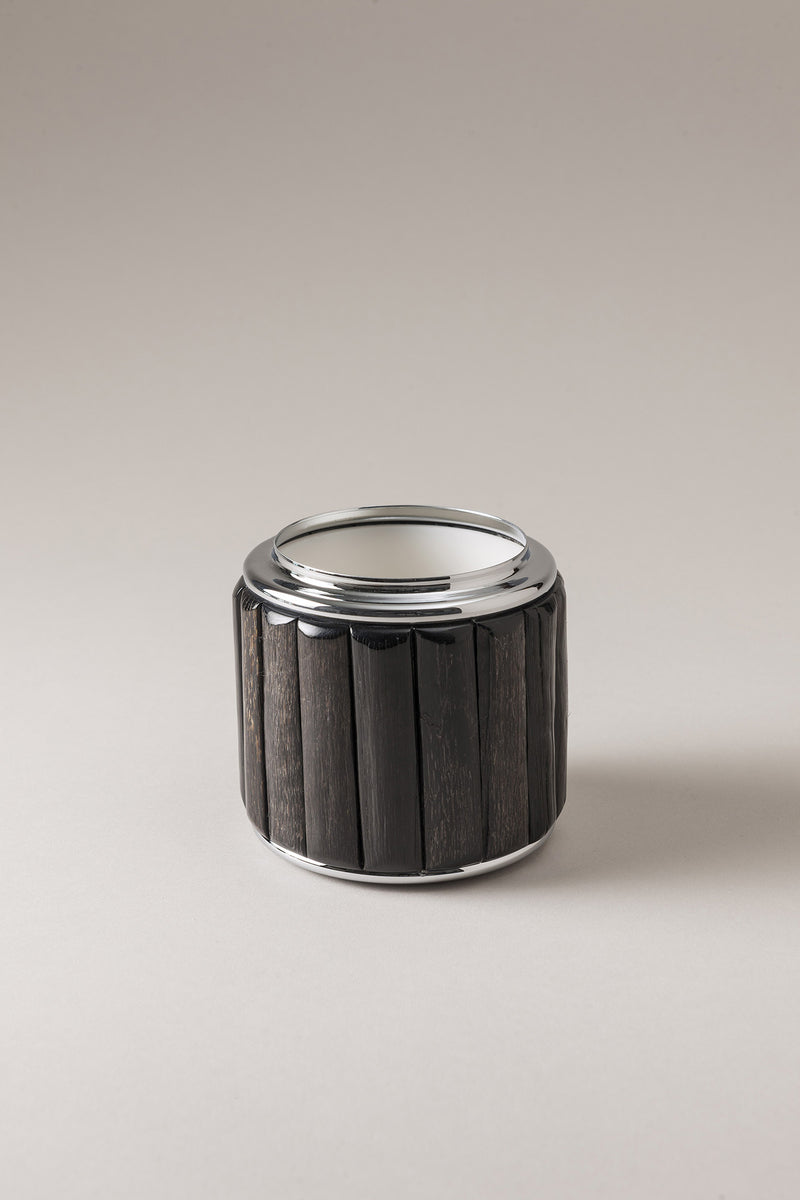 Lorenzi Milano Barattolo porta cotone da toilette in Orice Nuovo