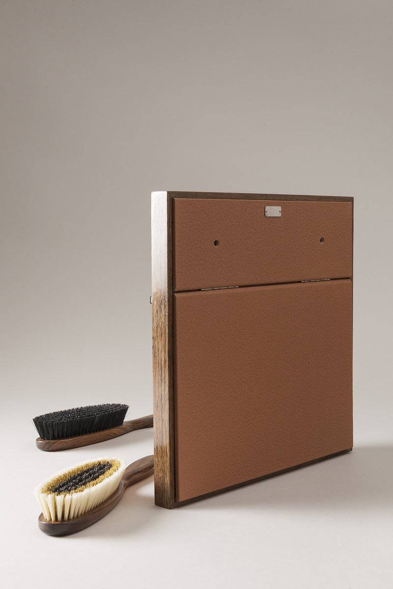 Lorenzi Milano Stand con 4 spazzole abiti in Cinghiale Offerta