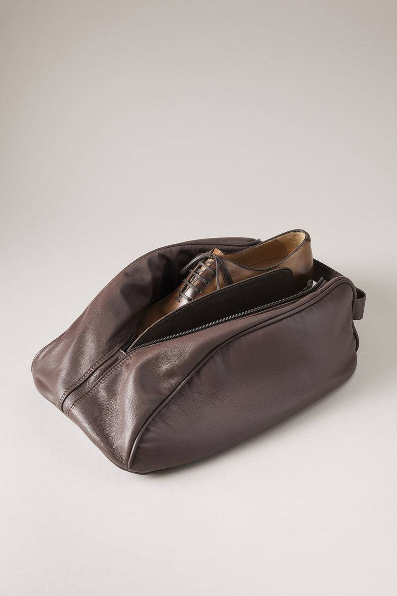 Lorenzi Milano Busta porta scarpe in Nappa Italy