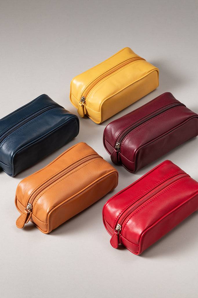 Lorenzi Milano Necessaire da viaggio mignon in Nappa Solo un giorno rimasto