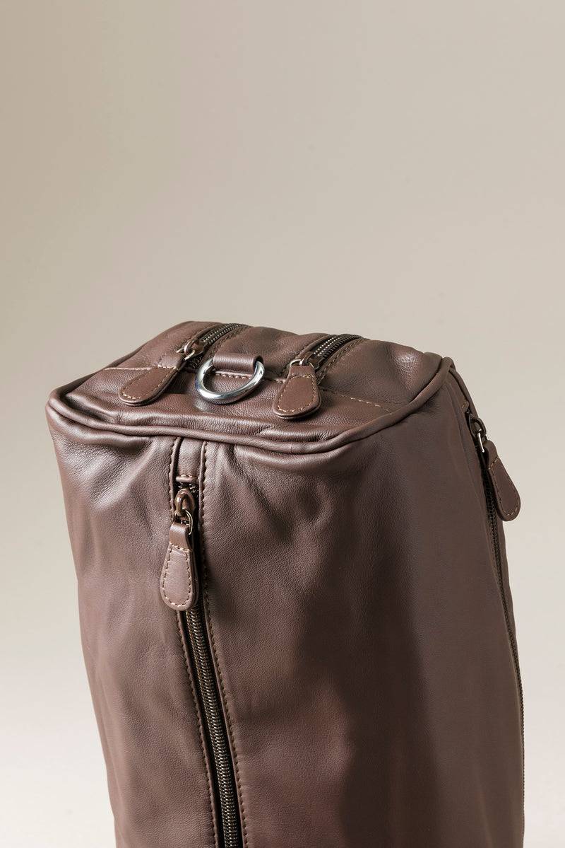 Lorenzi Milano Necessaire da viaggio grande in Nappa In Linea