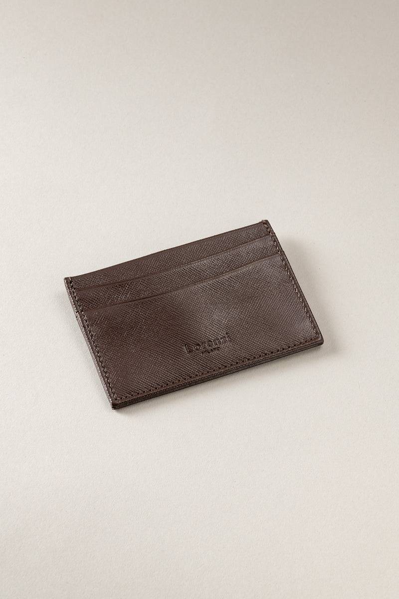 Lorenzi Milano Porta carte di credito 4 in Saffiano