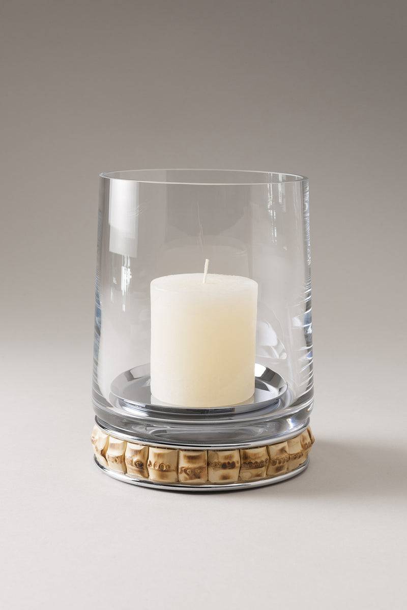 Lorenzi Milano Porta candele grande in Bambù