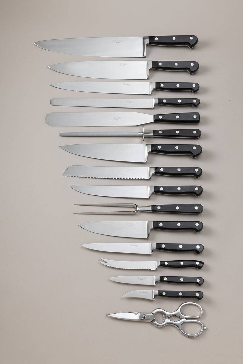 Lorenzi Milano Set coltelli da cucina grande in Noce canaletto Offerta