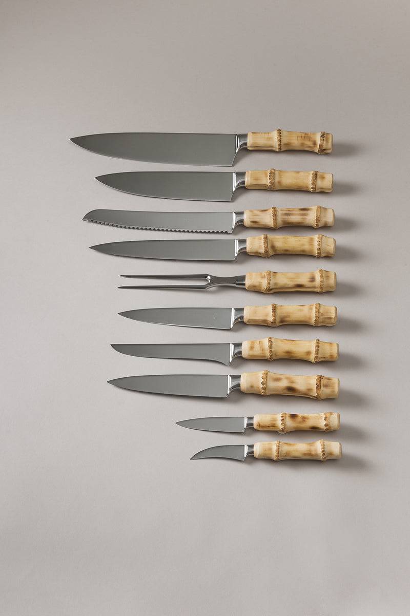 Lorenzi Milano Set coltelli da cucina in Bambù Online