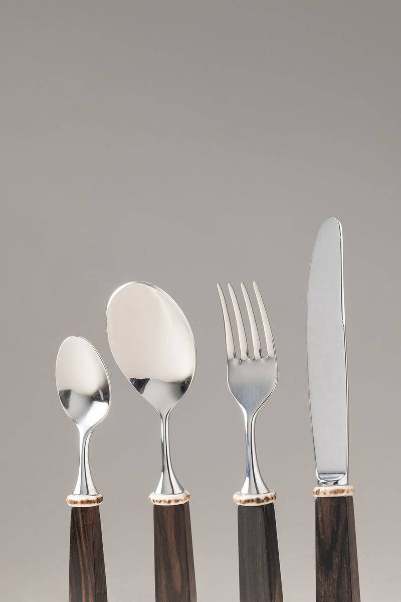 Lorenzi Milano Set posate da tavola in Legno In Linea