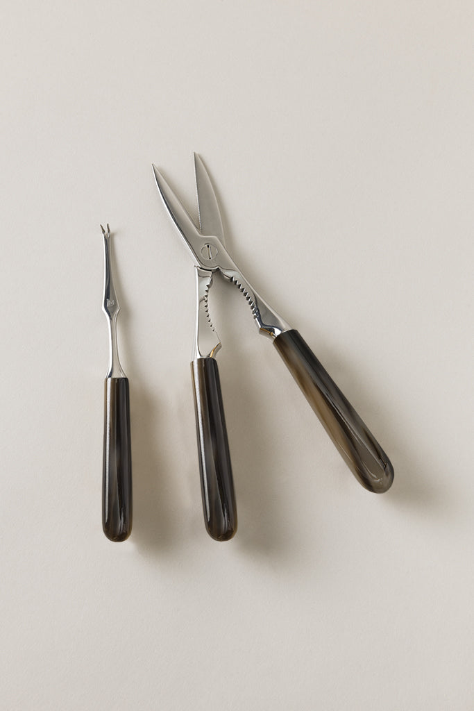 Lorenzi Milano set da crostacei in Zebu Offerta Anniversario