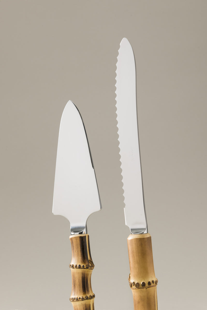 Lorenzi Milano Coltello e pala torta (individuali) in Bambù Enormi risparmi