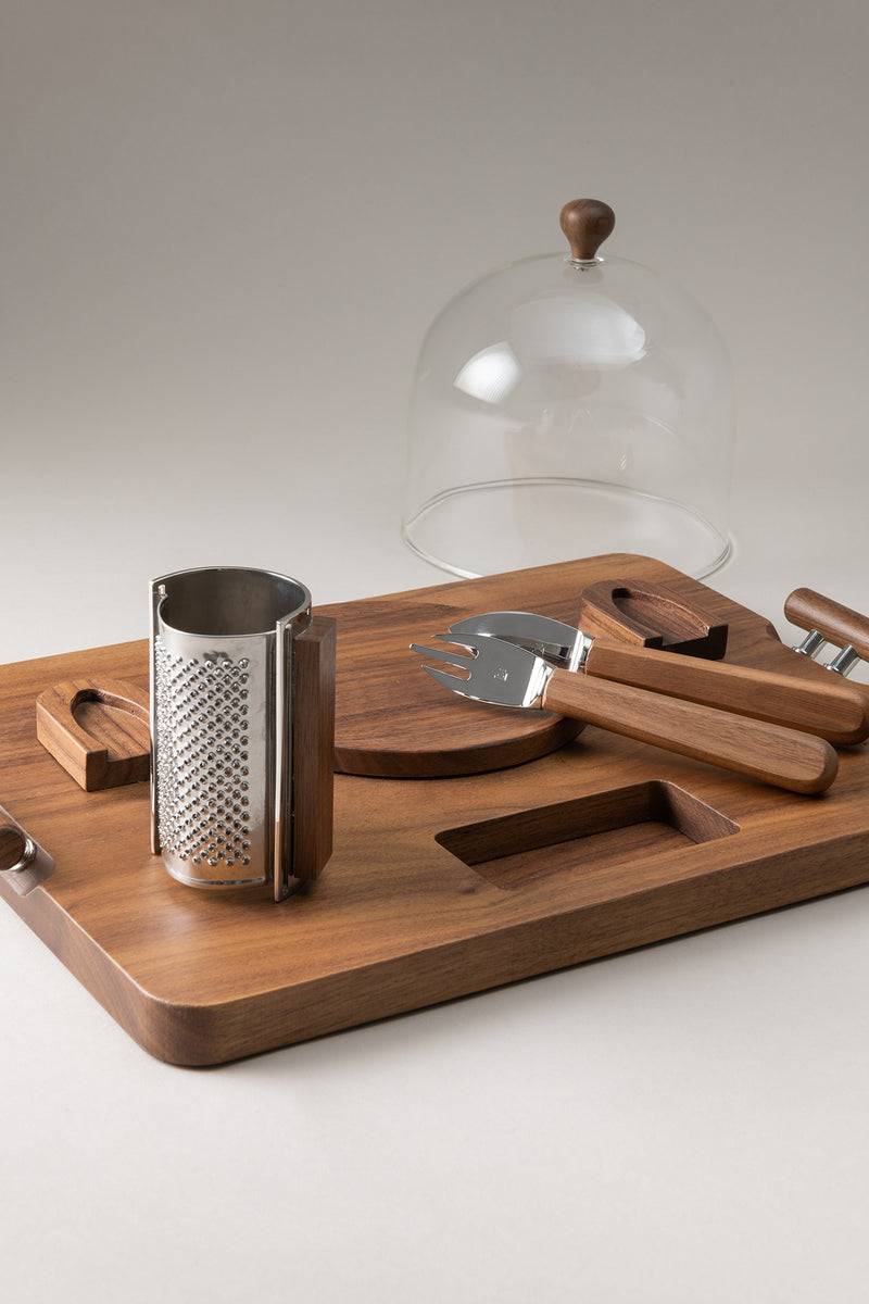 Lorenzi Milano Set da parmigiano in Legno Prezzo Ridotto