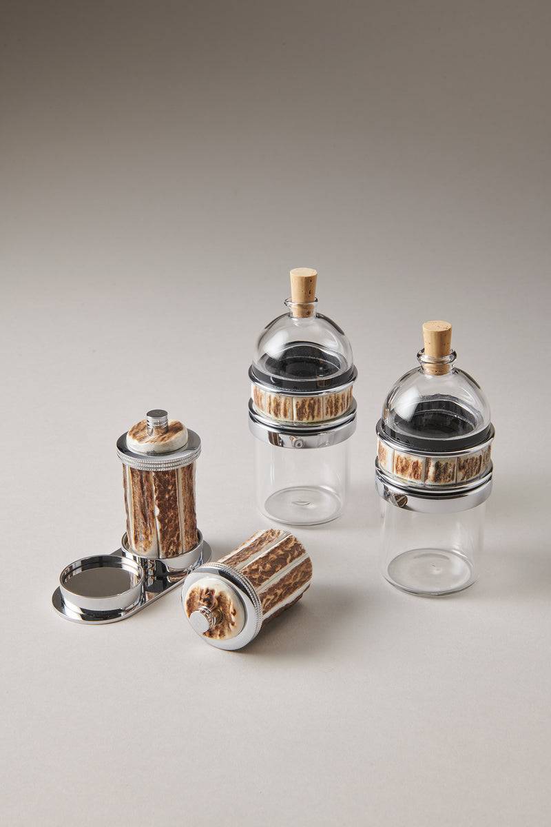 Lorenzi Milano Bottiglia olio/aceto mignon in Cervo (palco) Online Outlet