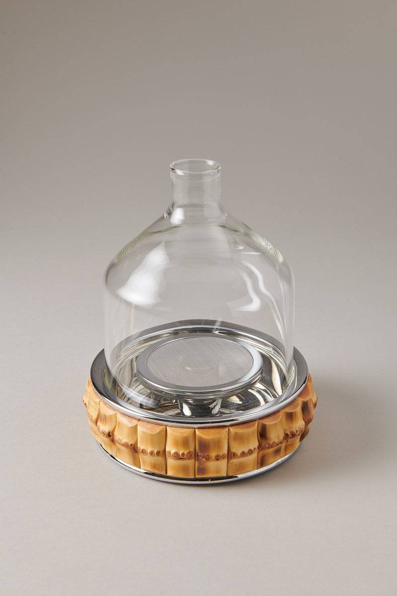 Lorenzi Milano Filtro vino per decanter in Bambù In Linea