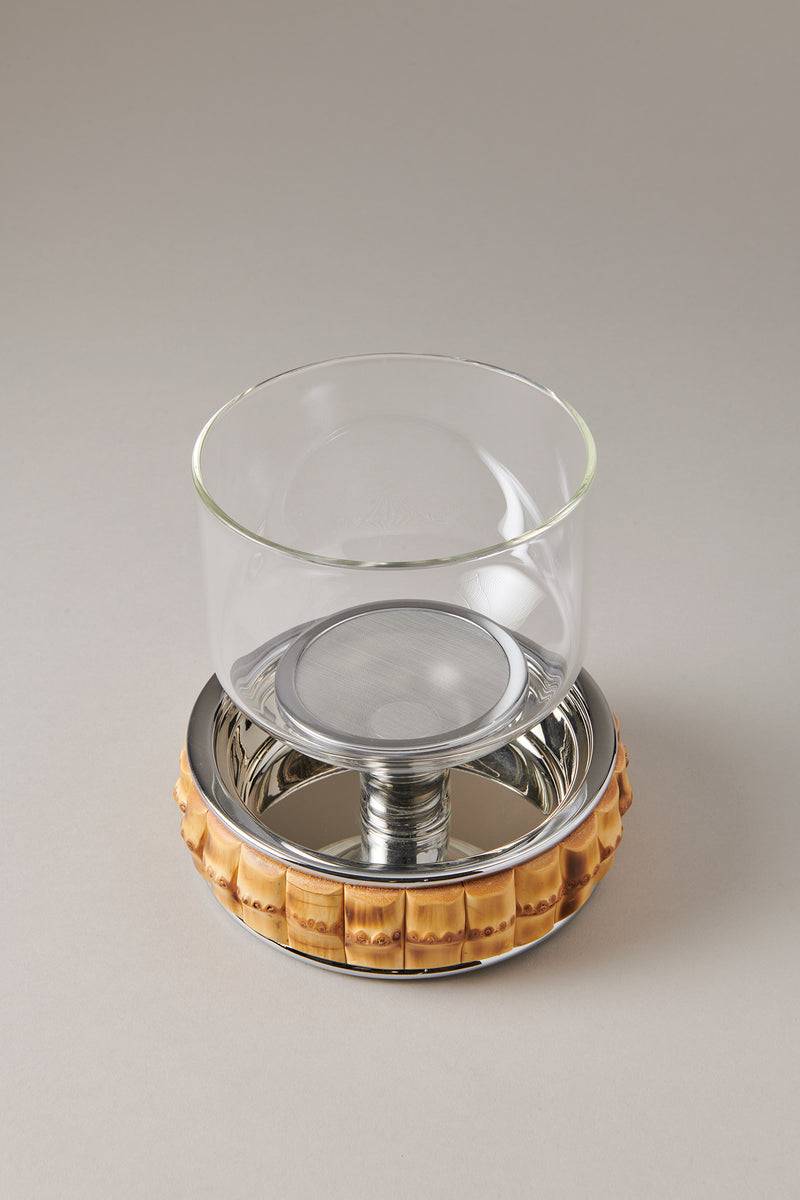 Lorenzi Milano Filtro vino per decanter in Bambù In Linea