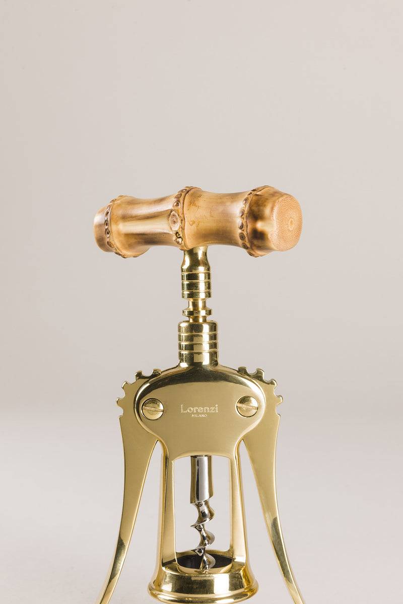 Lorenzi Milano Cavatappi tradizionale ottone in Bambù Shopping online