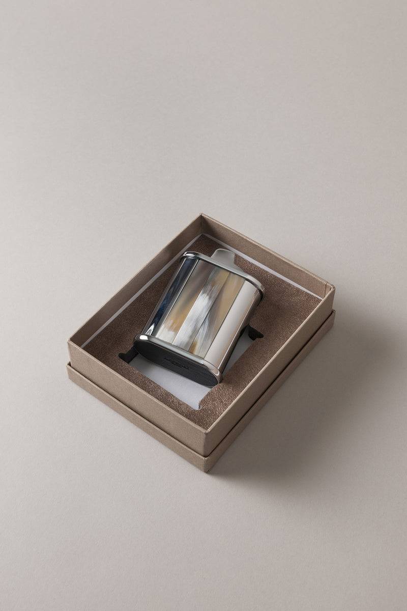 Lorenzi Milano Porta accendino Bic tavolo in Zebu Black Friday