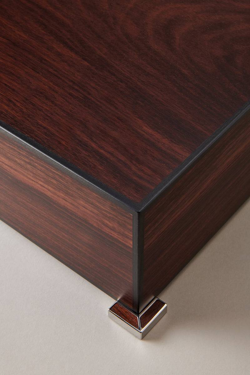 Lorenzi Milano Umidificatore porta sigari piccolo in Palissandro Santos Liquidazione