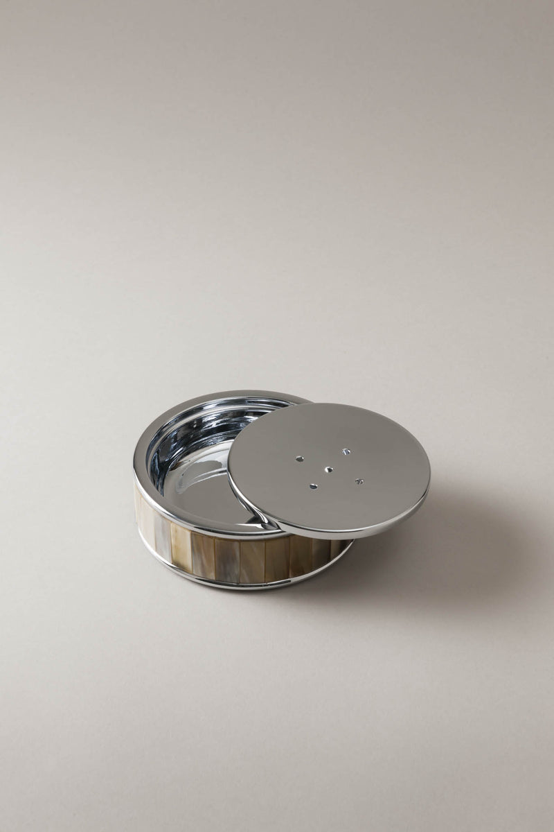 Lorenzi Milano Porta saponetta da toilette in Zebu Ultimo giorno