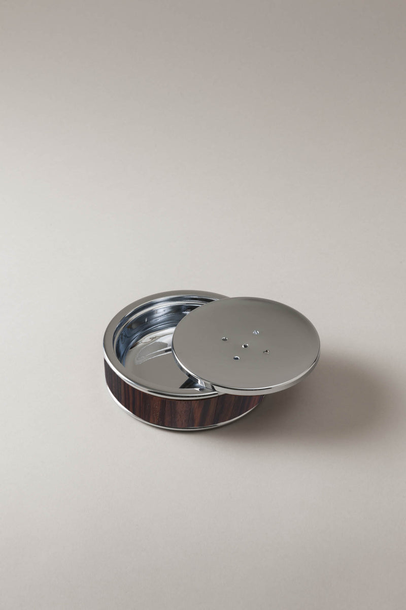 Lorenzi Milano Porta saponetta da toilette in Legno Officina