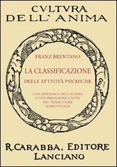 Libreriauniversitaria La classificazione delle attività psichiche