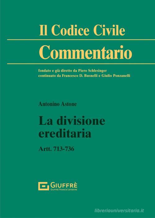 Libreriauniversitaria La divisione ereditaria 2025