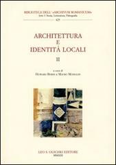 Libreriauniversitaria Architettura e identità locali vol.2 In Linea