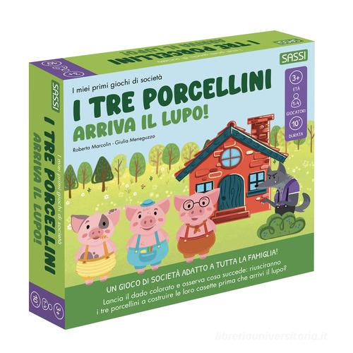 Libreriauniversitaria I tre porcellini. Arriva il lupo I miei primi giochi di società. Con gadget