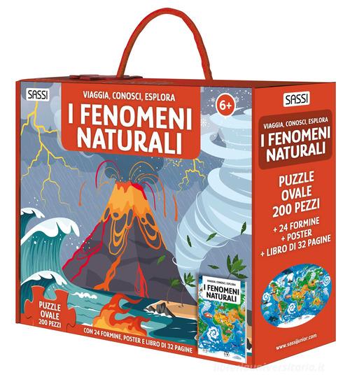 Libreriauniversitaria I fenomeni naturali. Viaggia conosci esplora. Ediz. a colori. Con 24 formine. Con puzzle ovale. Con Poster