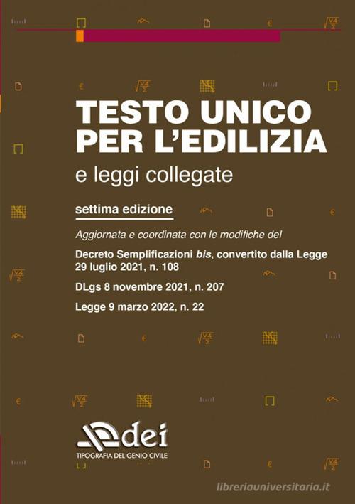 Libreriauniversitaria Testo unico per l'edilizia e leggi collegate Enormi sconti