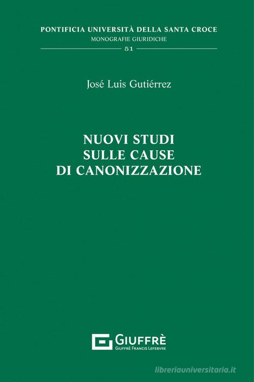 Libreriauniversitaria Nuovi studi sulle cause di canonizzazione Economico