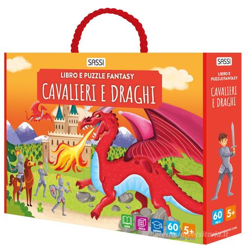 Libreriauniversitaria Cavalieri e draghi. Libro e puzzle fantasy. Ediz. a colori. Con puzzle sagomato