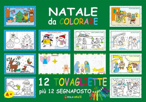 Libreriauniversitaria Natale da colorare. Tovagliette. Con 12 segnaposto Enormi sconti